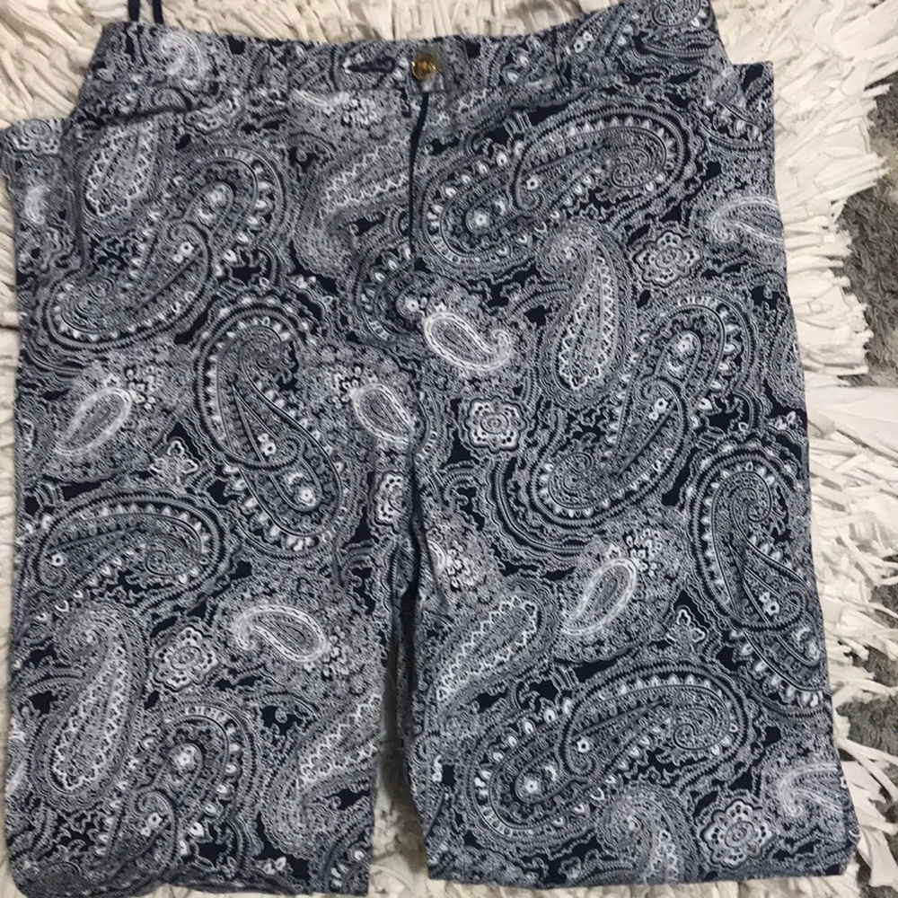 Ralph Lauren Paisley straight leg dress pants